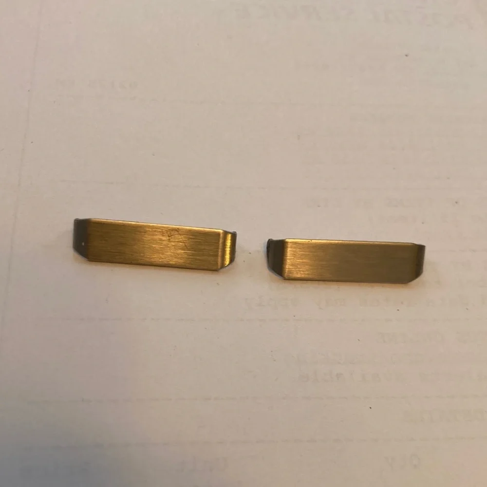 Casio Pro Trek WSD-F20 metal covers for mounting strap to case.  2 covers. Used